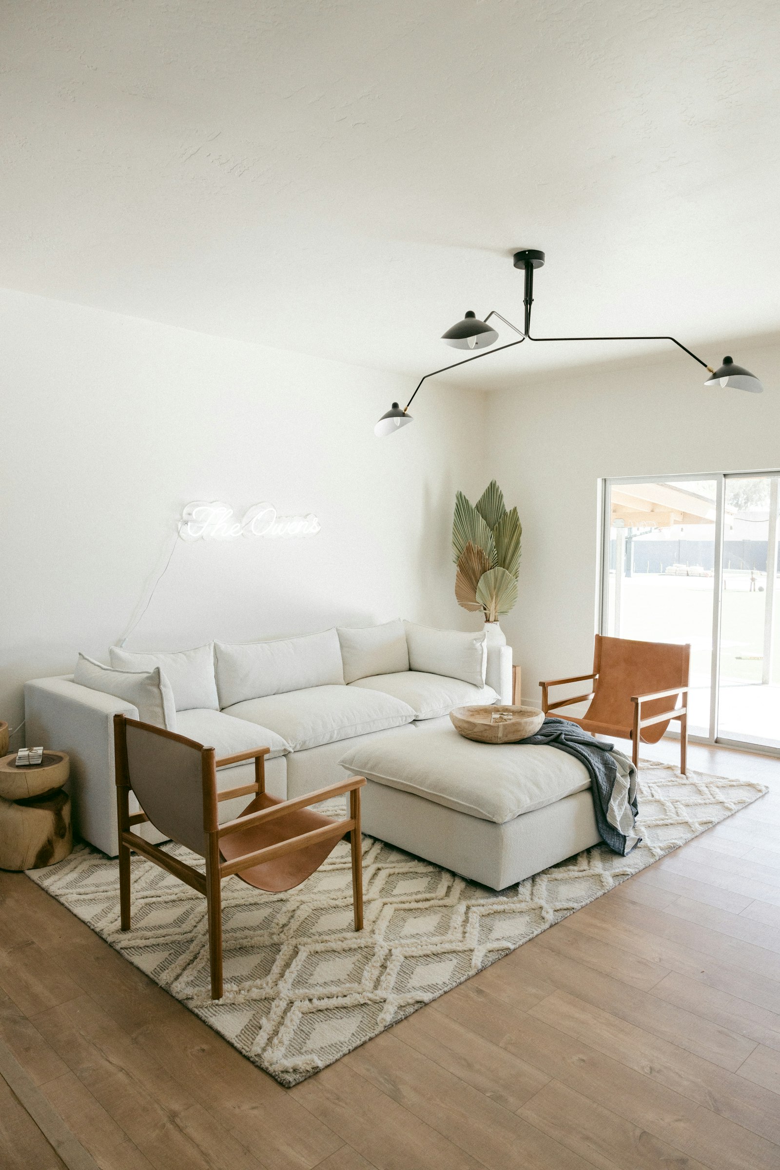 Sunlit living room